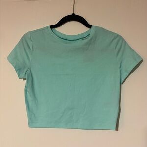 Target Light Blue Crop Top